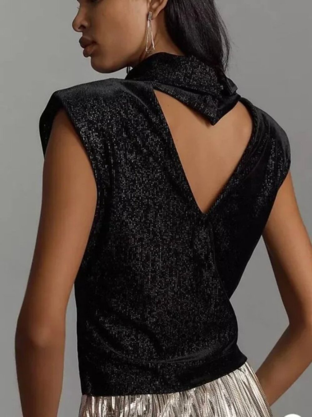 Anthropologie Maeve Strong Shoulder Muscle Tank M - Picture 7 of 8